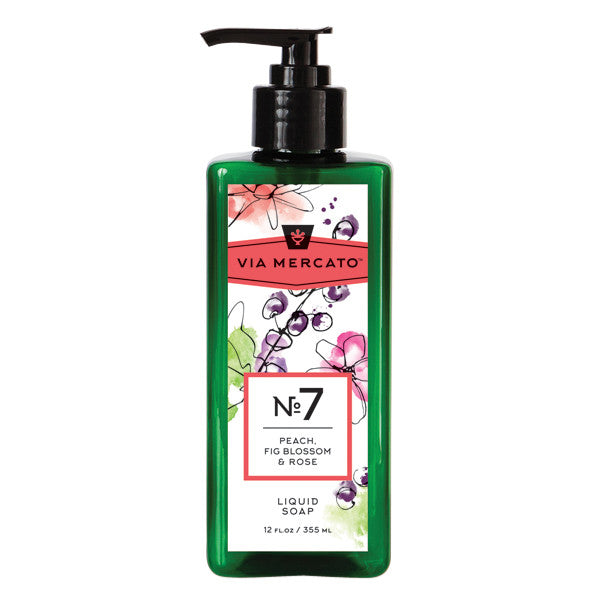 Liquid Hand Soap - Peach, Fig Blossom & Rose - European Soaps