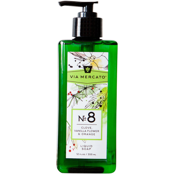 Liquid Hand Soap - Clove, Vanilla & Orange - European Soaps