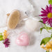 200g Heart Soap Cello Gift Bag - Camelia