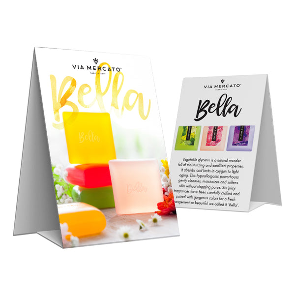 Bella Tent Card - European Soaps