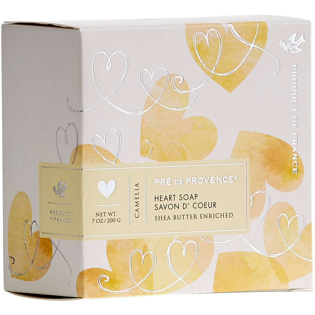 200g Heart Soap Gift Box - Camelia - European Soaps