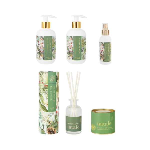 Via Mercato Natale White Spruce Prepack