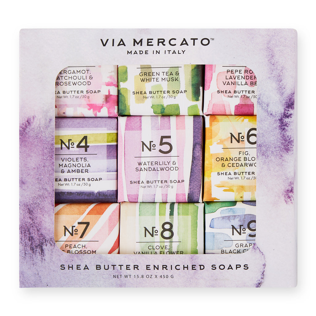 Via Mercato Mini Soap Set of 9