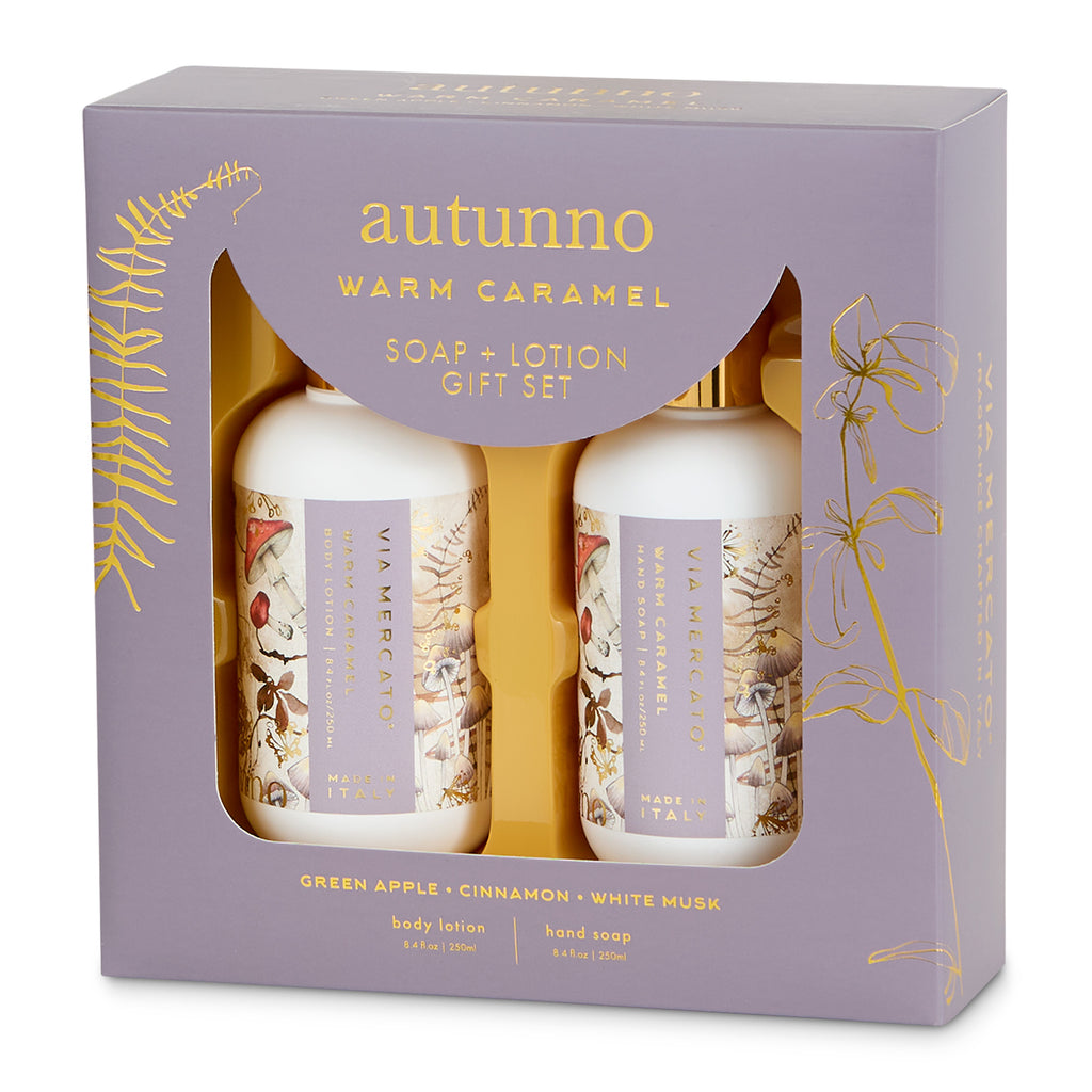 Autunno Soap & Lotion Set Of 2 - Warm Caramel