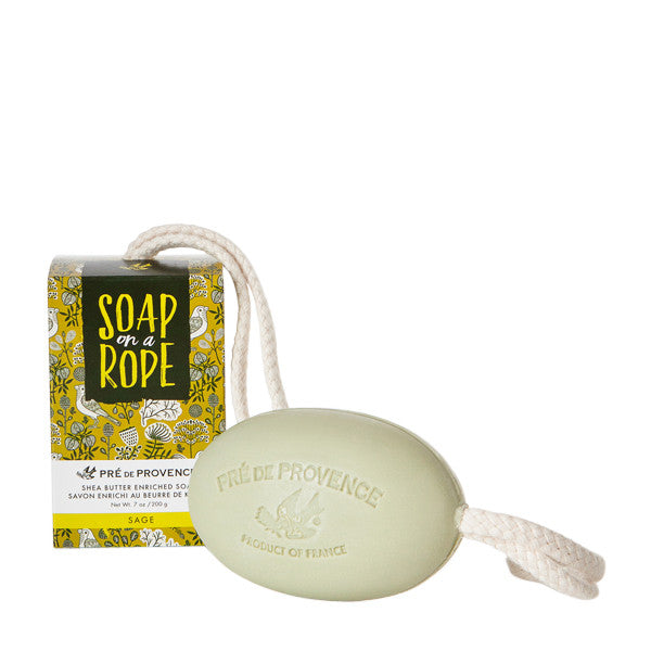 Soap on a Rope - Sage - European Soaps