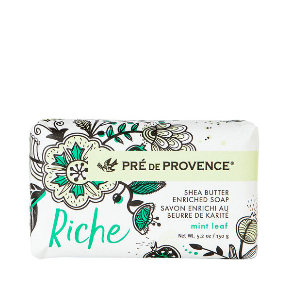 Riche Wrapped Soap - Mint Leaf - European Soaps