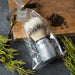 Boar Bristle Shave Brush with Aluminum Handle