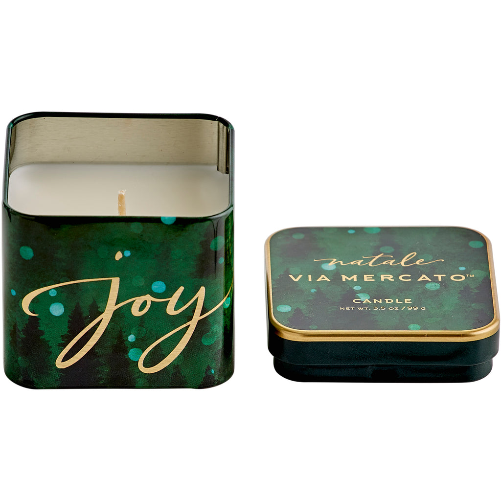 Natale Square Candle - Joy - European Soaps