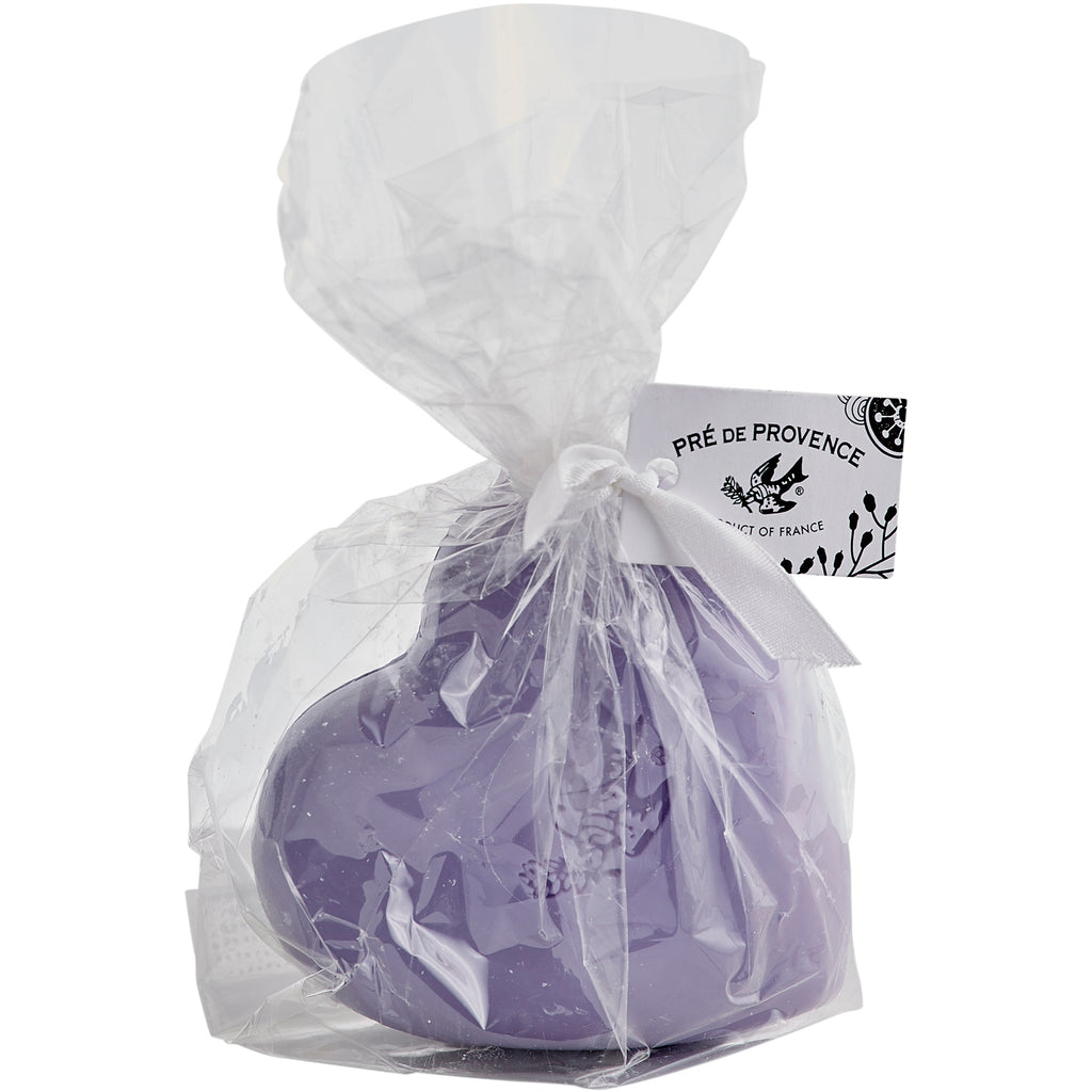 200g Heart Cello Gift Bag - Lavender - European Soaps